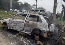 Incêndio em ferro velho de Barra Velha mobiliza bombeiros