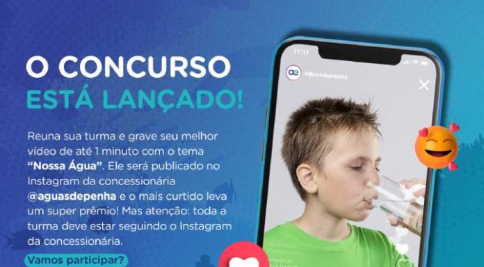 Águas de Penha lança concurso Nossa Água entre alunos do projeto Saúde Nota 10