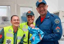 Bombeiros de Navegantes socorrem grávida que estava prestes a dar à luz