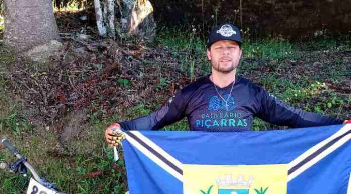 Atleta vai representar Balneário Piçarras no Campeonato Brasileiro de Downhill