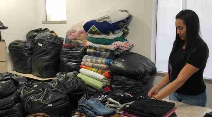 Piçarras fará doação de roupas arrecadadas em campanha do agasalho