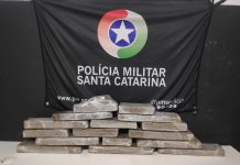 Foragido é preso com 12 quilos de maconha em Luiz Alves