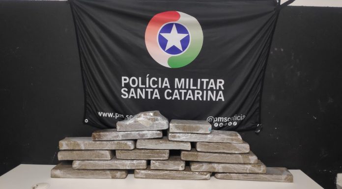 Foragido é preso com 12 quilos de maconha em Luiz Alves