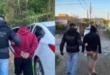 Dois suspeitos de roubo e tráfico são presos no Mariscal em Penha