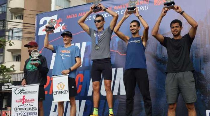 Mais de 1200 atletas participaram da Meia Maratona de Balneário Camboriú