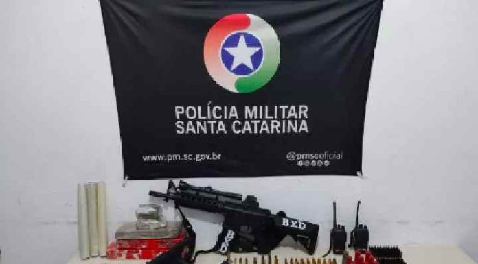 Apreensões de fuzis disparam em SC e revelam avanço do crime organizado