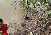 Bombeiros fazem buscas por homem desaparecido no rio Itajaí-Açu