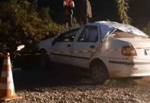Mulher é encontrada morta dentro do carro após capotamento em Rio das Antas