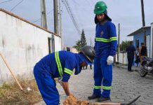 Obras de esgotamento sanitário em Penha começam a transformar a realidade da cidade