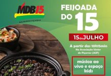 MDB de Balneário Piçarras promove feijoada neste sábado, dia 15