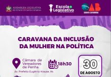 Câmara de Penha sedia evento da Caravana da Inclusão da Mulher na Política