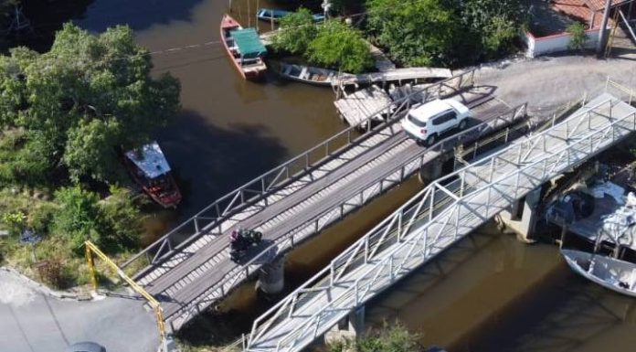 Travessia improvisada pela prefeitura de Barra Velha será demolida a partir desta terça
