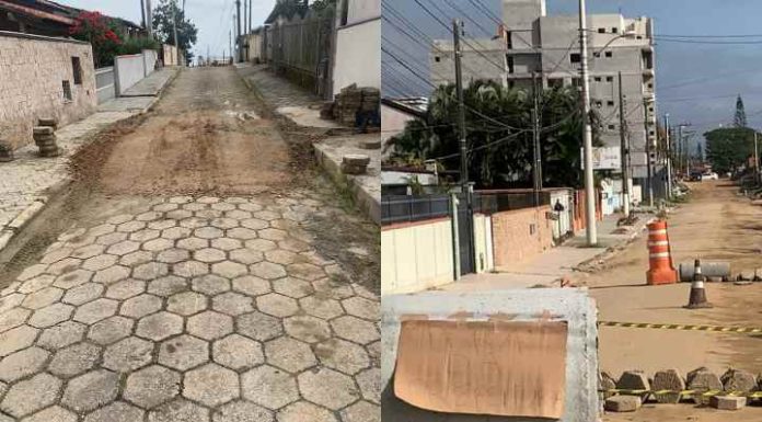 Tibeco reclama da inoperância da Secretaria de Obras de Penha e cobra uma solução para ruas esburacadas
