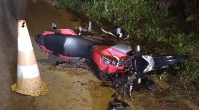 Jovem de 19 anos sofre grave acidente no Bairro Nossa Senhora de Fátima em Penha