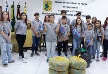 Câmara mirim realiza entrega de tampinhas para a Adote Penha Caixa de entrada
