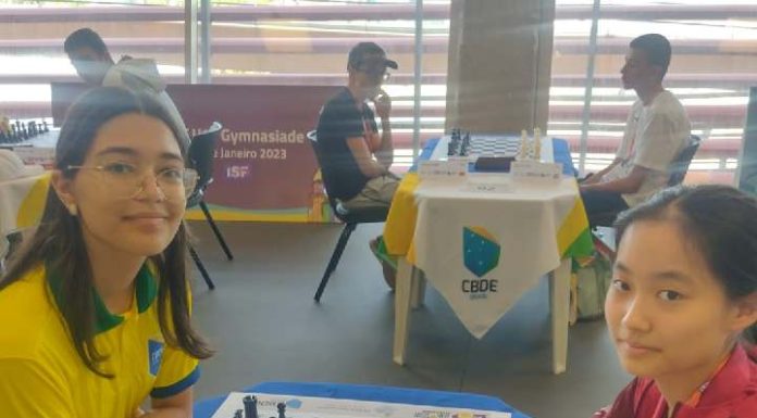 Resultado histórico: enxadrista de Penha conquista quarta colocação no Mundial Escolar