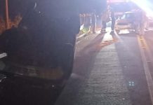 Homem sofre fratura na perna ao capotar carro em Canelinha