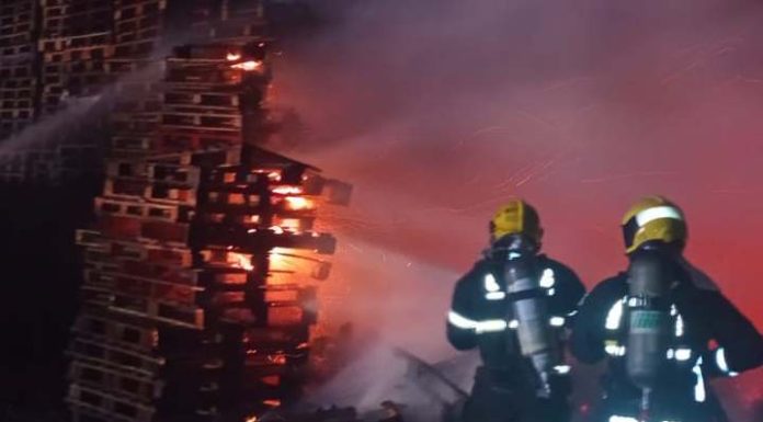 Incêndio atinge imóvel em Ilhota