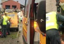 Trabalhador de empresa de internet cai do poste no Bairro Santa Lídia