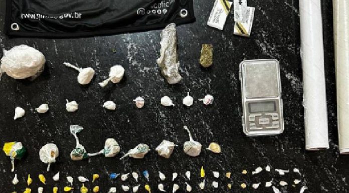 PM de Barra Velha realiza grande apreensão de drogas em Itajuba