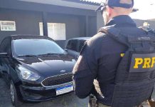 Ford Ka furtado em Balneário Piçarras em novembro do ano passado é recuperado pela PRF