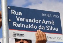 Gravatá, Santa Lídia, Centro e Armação ganham novas placas de sinalização de trânsito