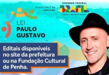 Inscrições de projetos da Lei Paulo Gustavo seguem abertas até amanhã, terça-feira, dia 3