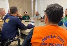 Grac se reúne para definir ações de segurança em Balneário Piçarras diante de previsão de chuvas intensas