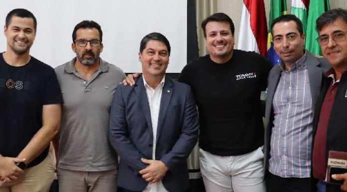 Deputado estadual Emerson Stein visita o prefeito Aquiles da Costa