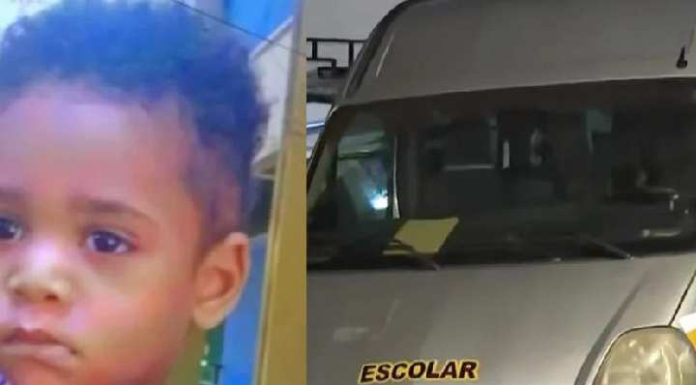 Menino de 2 anos morre após ser esquecido dentro de van escolar com calor de 40ºC