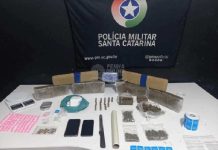 PPT prende traficante com grande quantidade de drogas em Piçarras