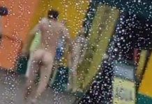 Homem nú é flagrado em rua do bairro de Araquari
