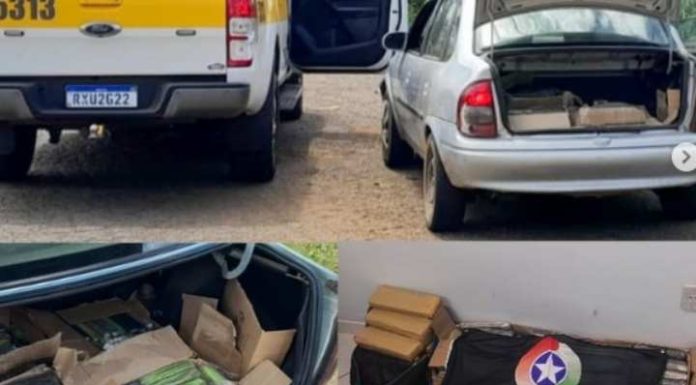 Mais de 100 quilos de maconha são apreendidos em rodovia estadual de SC