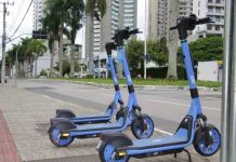 Itajaí ganha nova opção de mobilidade sustentável com 330 patinetes elétricos