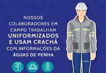 Como conhecer um trabalhador da Águas de Penha