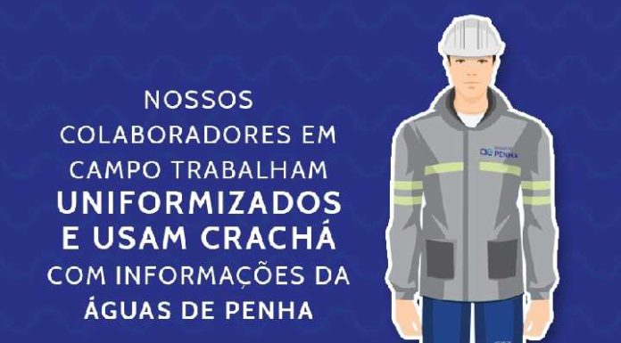 Como conhecer um trabalhador da Águas de Penha