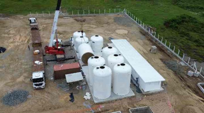 Penha recebe módulos da Estação de Tratamento de Esgoto (ETE) Gravatá