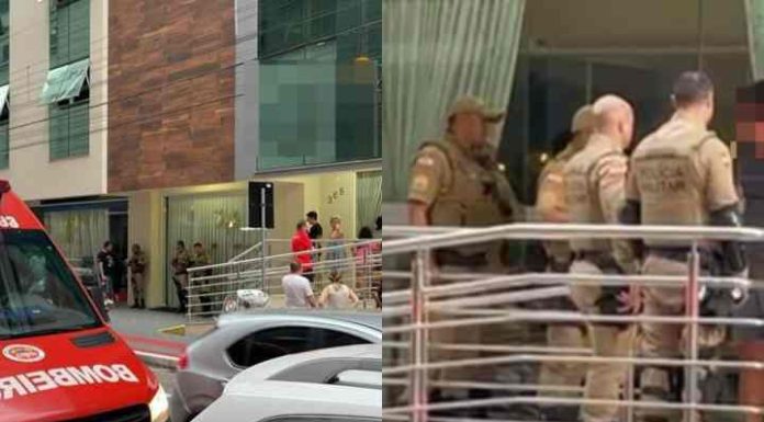 ‘Valentão’ que agrediu esposa no meio da rua apanha de morador em Itapema