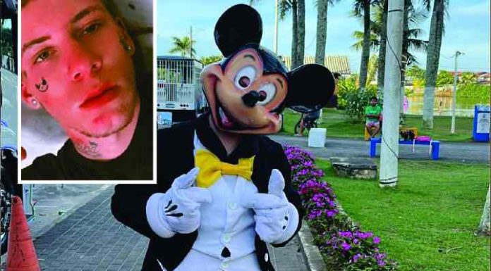‘Mickey da Carreta Furacão’ estava indo a pé de Barra Velha a Brusque pela BR-101
