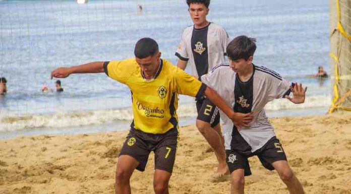 Noite desta segunda-feira tem jogos do Beach Soccer de Penha