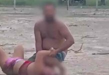 Homem filmado espancando mulher é morto ao tentar esfaquear PM