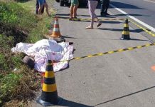 Corpo com marcas de espancamento é encontrado às margens da BR-101