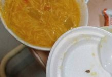 Mãe encontra larva na sopa servida pelo Hospital Pequeno Anjo