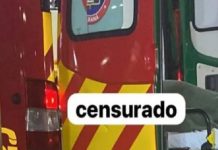 Homem fica empalado em um cabo de vassoura