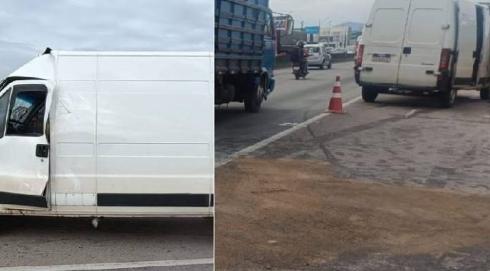 Motorista fica gravemente ferido em colisão contra carreta na BR-101