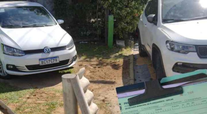 Morador que tentava bloquear acesso a prainha de São Miguel é notificado pela prefeitura