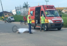 Moça de bicicleta morre ao ser atingida por caminhão no bairro São Cristóvão