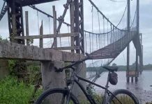 Ponte pênsil de Barra Velha está interditada há quase dois anos