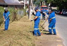 Obras são retomadas após semana de chuva; limpeza urbana segue em diversos pontos do município