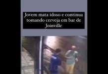 Jovem mata idoso e continua tomando cerveja em bar de Joinville